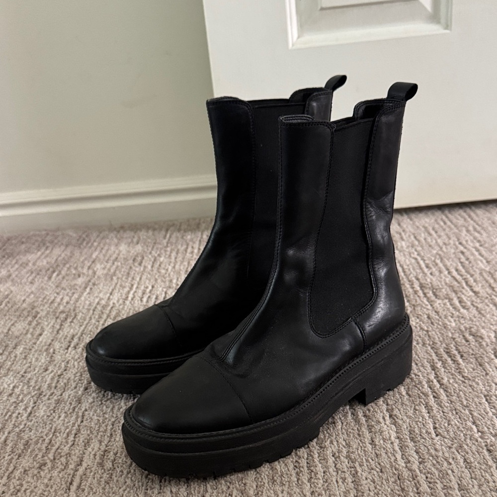 Sam Edelman Black leather Boots